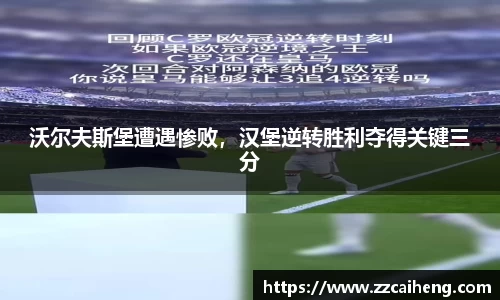 沃尔夫斯堡遭遇惨败，汉堡逆转胜利夺得关键三分
